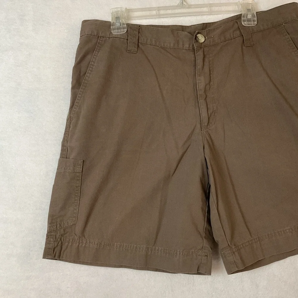 Columbia Sportswear Shorts Mens 36 Waist Brown‎ Flat Front Outdoor Hiking